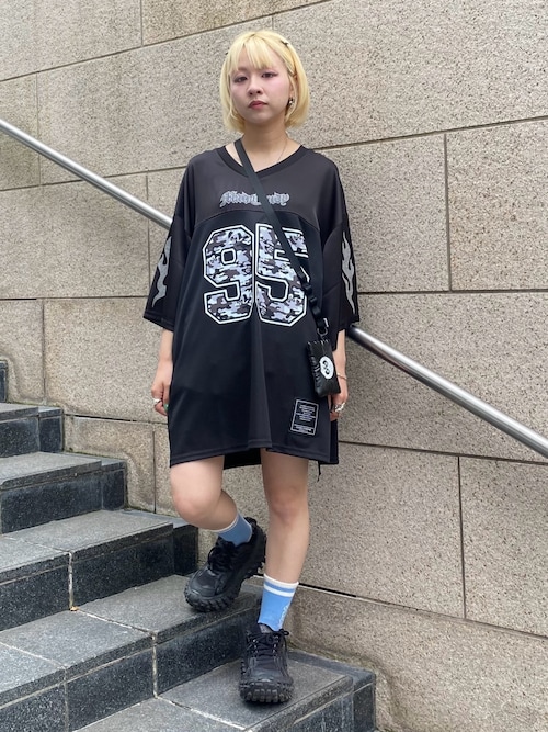 トップス jyom dj Candy Stripperのレッグウェアを使ったコーディネート(ZOZOTOWN Yahoo