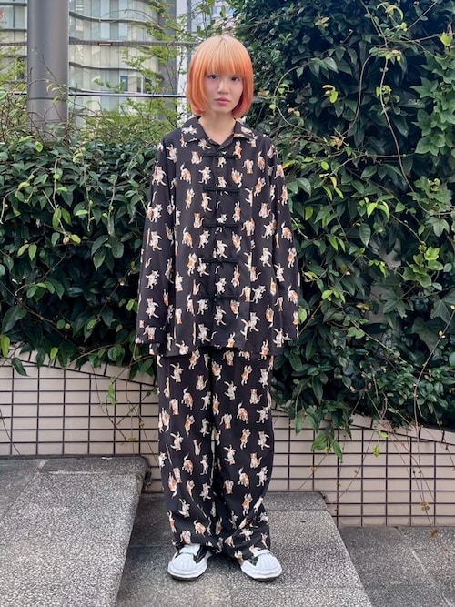 【限定品】コラボ　ユニセックス　Candy stripper パンツ Candy Stripper パンツ TOKYO CANDY TRACK レディース メンズ