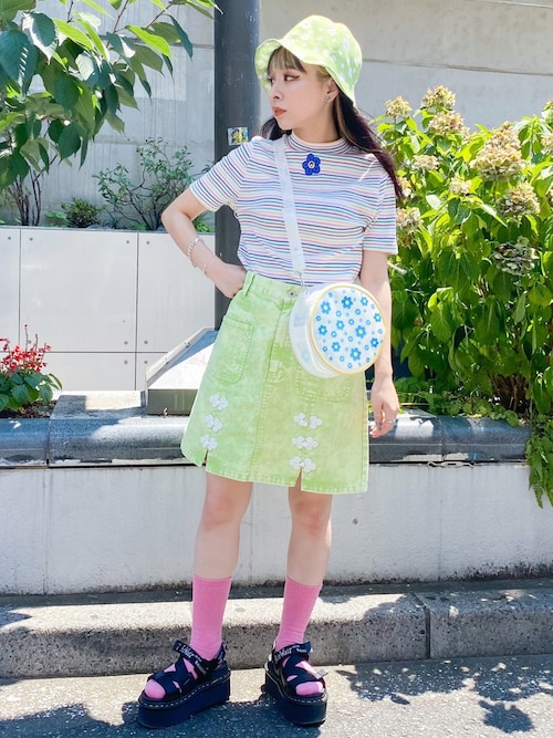 Candy Stripper（キャンディストリッパー）の「CHINA DENIM スカート