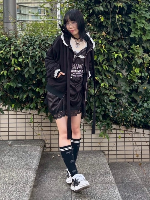 ワンピース Candy Stripper CND LINGERIE MINI DRESS CND LINGERIE MINI ドレス（ワンピース）｜Candy Stripper