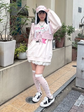 「アイテム（その他トップス）」を使った、CandyStripperさん（レディース・160cm）の秋コーディネート