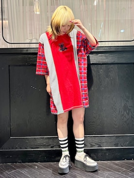 CandyStripperさん（レディース・156cm）の夏コーディネート