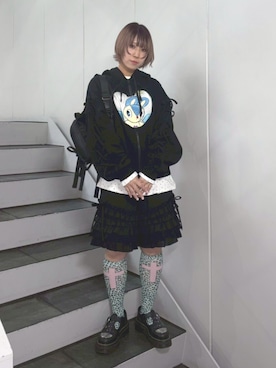 「Candy Stripper（キャンディストリッパー）のアイテム」を使った、CandyStripperさん（レディース・160cm）の春コーディネート