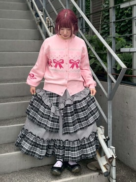「Candy Stripper（キャンディストリッパー）のアイテム」を使った、CandyStripperさん（レディース・155cm）の秋コーディネート