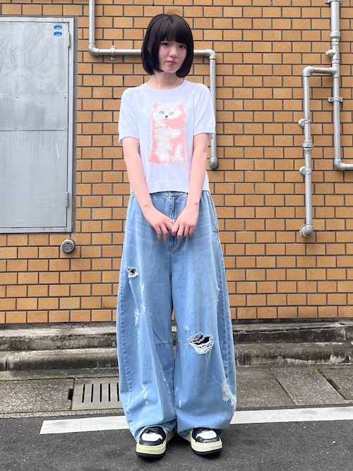 Candy Stripper STAFFCandyStripperさんのデニムパンツを使った