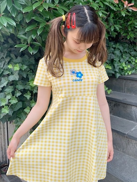 「ミニワンピ」｜CandyStripperさん（レディース・152cm）の夏コーディネート