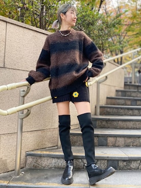 CandyStripperさん（レディース・158cm）の冬コーディネート