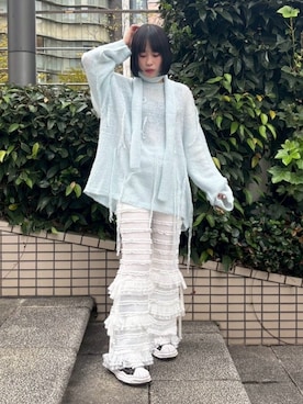 「Candy Stripper（キャンディストリッパー）のアイテム（パンツ）」を使った、CandyStripperさん（レディース・160cm）の秋コーディネート