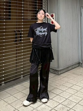 「Candy Stripper（キャンディストリッパー）のアイテム」を使った、CandyStripperさん（レディース・162cm）の春コーディネート