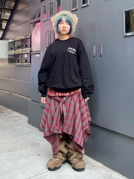 CandyStripperさん（レディース・148cm）の冬コーディネート