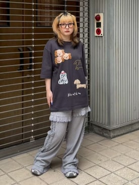 「Candy Stripper（キャンディストリッパー）のアイテム」を使った、CandyStripperさん（レディース・154cm）の夏コーディネート