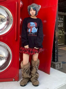 CandyStripperさん（レディース・148cm）の冬コーディネート