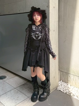 「Candy Stripper（キャンディストリッパー）のアイテム（ワンピース/ドレス）」を使った、CandyStripperさん（レディース・148cm）の春コーディネート