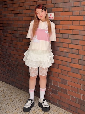 「Candy Stripper」｜CandyStripperさん（レディース・156cm）の夏コーディネート