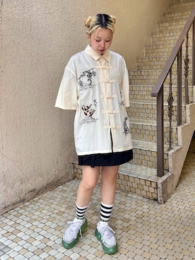 CandyStripperさん（レディース・156cm）の夏コーディネート