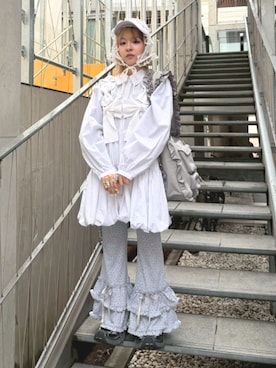 「Candy Stripper（キャンディストリッパー）のアイテム（トップス）」を使った、CandyStripperさん（レディース・148cm）の春コーディネート