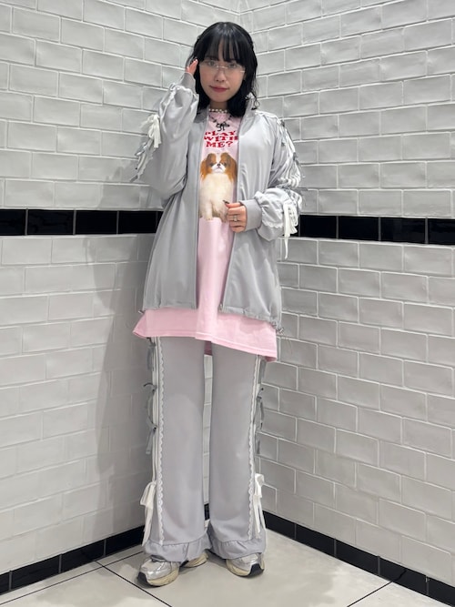 RIBBON RIBBON JERSEY ブルゾン（ブルゾン）｜Candy Stripper