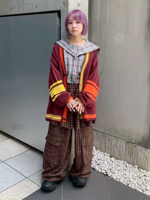 Candy Stripper（キャンディーストリッパー） パンツ CHECK SKIRT