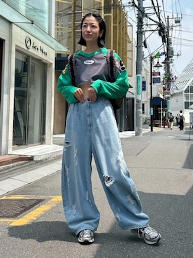 CandyStripperさん（レディース・162cm）の夏コーディネート