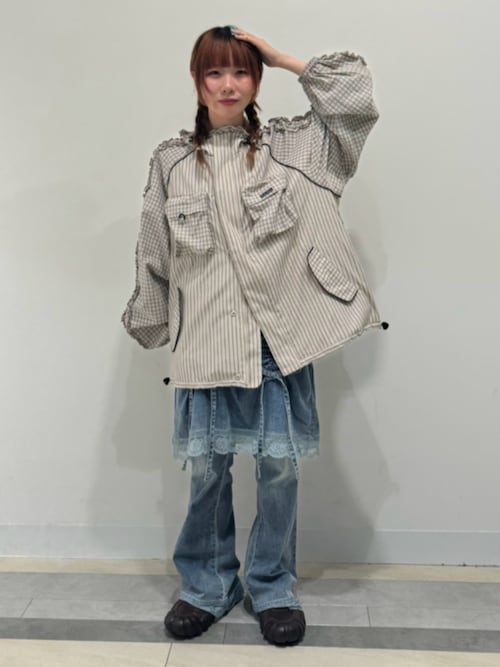 DEVIL STRIPE SHIRT BLOUSON