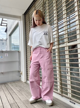 Candy Stripper パンツ　タイダイテーパードパンツ　カーゴパンツ Candy Stripper パンツ タイダイテーパードパンツ カーゴパンツ
