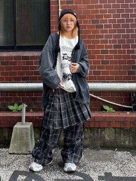 「プリーツ」｜CandyStripperさん（レディース・154cm）の秋コーディネート