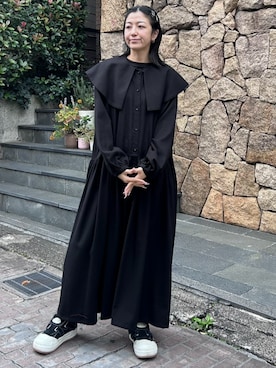 「ロング丈」｜CandyStripperさん（レディース・162cm）の秋コーディネート