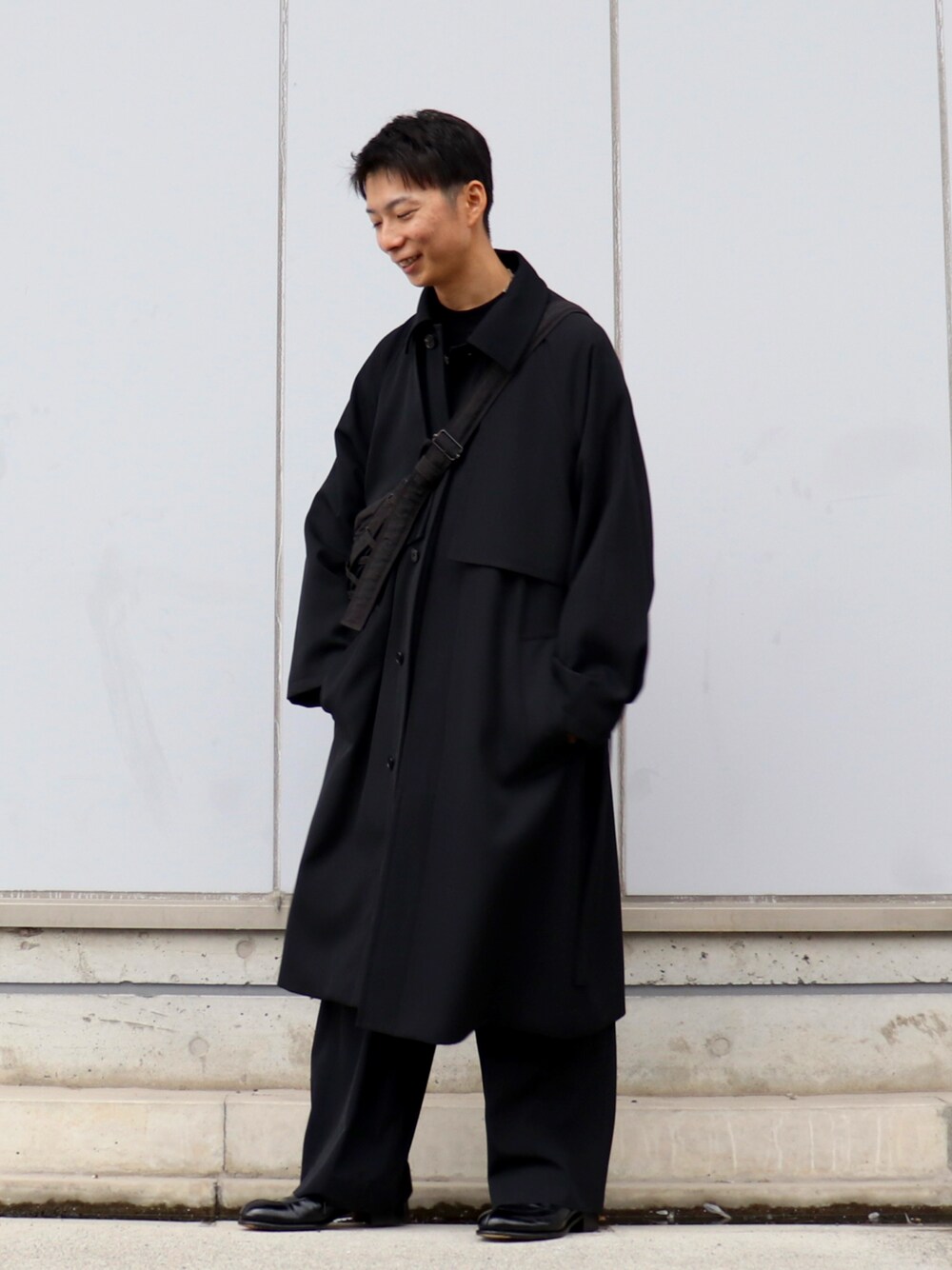 JIL SANDERのトレンチコートを使ったメンズ人気ファッション