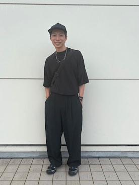 「LEMAIRE（ルメール）のアイテム」を使った、ユウタさん（メンズ・172cm）の夏コーディネート
