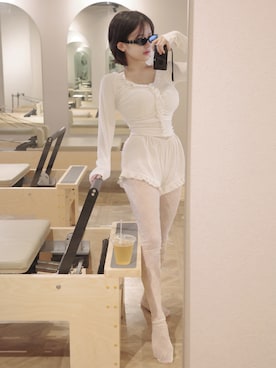 天木じゅんさん（骨格ストレート・レディース・149cm）の秋コーディネート