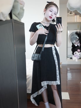 「アイテム（その他小物）」を使った、天木じゅんさん（レディース・149cm・20代）の秋コーディネート