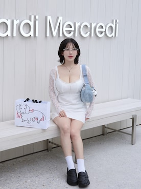 「アイテム（シャツワンピース）」を使った、天木じゅんさん（レディース・149cm）の秋コーディネート