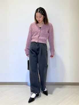 「重ね着ベストシーズン」｜「アイテム（バレエシューズ）」を使った、なつきさん（レディース・154cm）の秋コーディネート