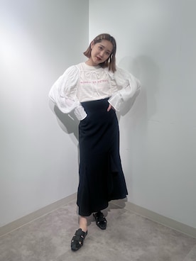 なつきさん（レディース・154cm）の夏コーディネート