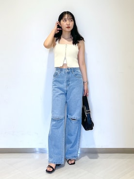 なつきさん（レディース・154cm）の夏コーディネート