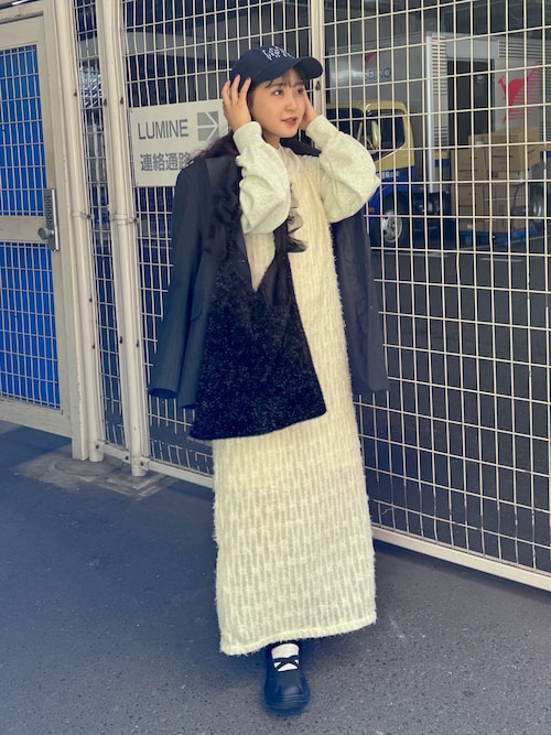プリーツプリーズ　カットソーミスト　♪︎値下げしました♪︎ ミス ジェイ MISS J 【洗える】後ろ裾プリーツ ドッキング