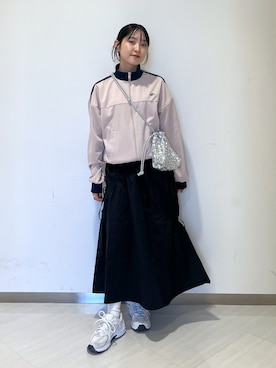 「24ssトレンド」｜「アイテム（ブルゾン）」を使った、なつきさん（レディース・154cm）の冬コーディネート