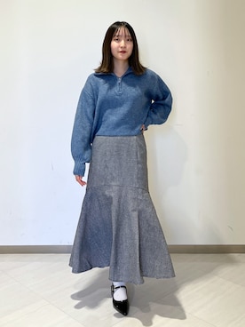 「新星WEARISTAにエントリー」｜「アイテム（バレエシューズ）」を使った、なつきさん（レディース・154cm）の冬コーディネート