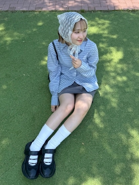 「FREE'S MART（フリーズマート）のアイテム」を使った、なつきさん（レディース・154cm）の夏コーディネート