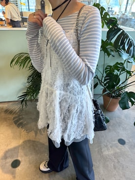 「FREE'S MART（フリーズマート）のアイテム（スニーカー）」を使った、なつきさん（レディース・154cm）の春コーディネート