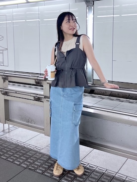 なつきさん（レディース・154cm）の夏コーディネート