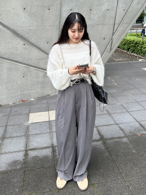 セール】ラメフェザーモヘヤライクニット（ニット/セーター）｜FREE'S