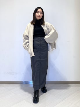 なつきさん（レディース・154cm）の冬コーディネート