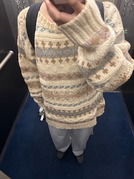 「アイテム（モカシン/デッキシューズ）」を使った、なつきさん（レディース・154cm）の秋コーディネート