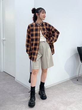 なつきさん（レディース・154cm）の夏コーディネート