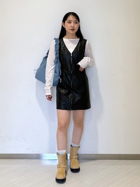 なつきさん（レディース・154cm）の秋コーディネート