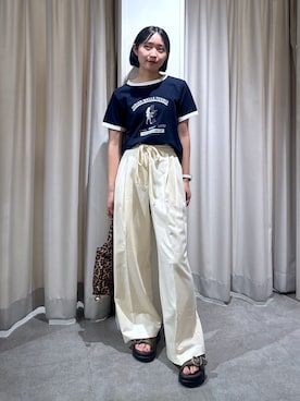 「FREE'S MART（フリーズマート）のアイテム」を使った、なつきさん（レディース・154cm）の夏コーディネート
