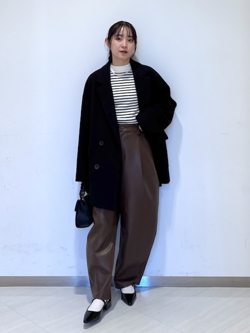 フェザーショートニットカーディガン 洗えるニット ビジューリボン付き フェザーニット カーディガン