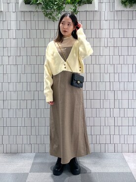 なつきさん（レディース・154cm）の冬コーディネート