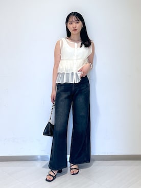 なつきさん（レディース・154cm）の夏コーディネート